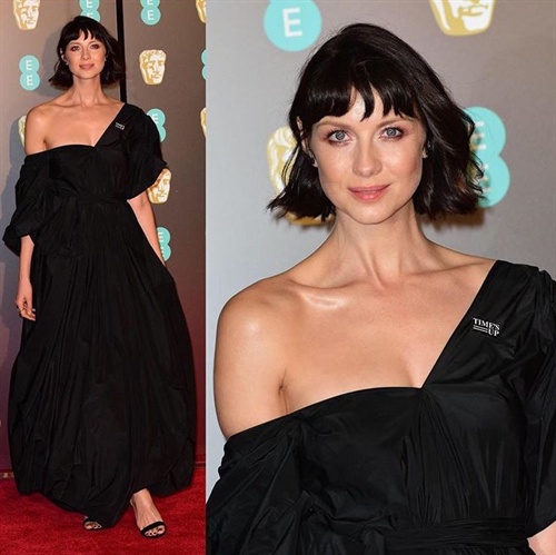 Caitriona Balfe looked amazing in The Row