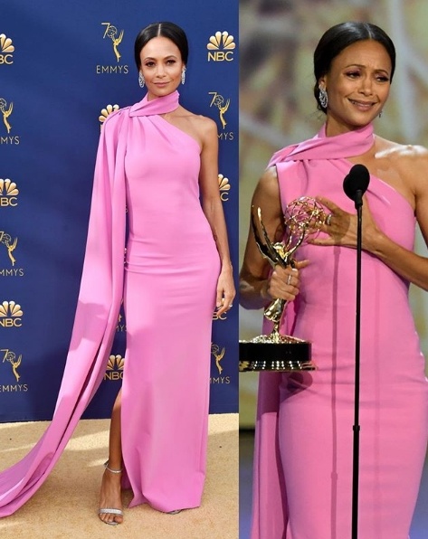 Thandie Newton in Brandon Maxwell